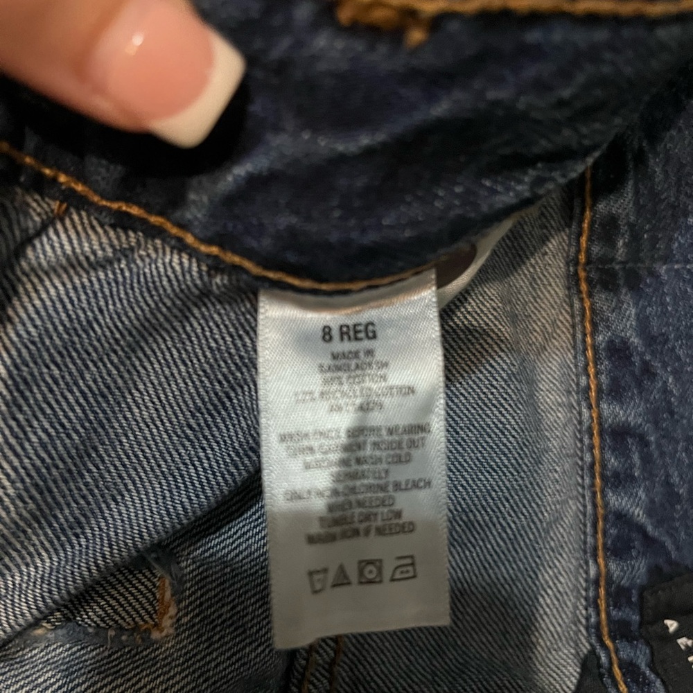 Distressed Blue Jeans - Picture 6 of 6